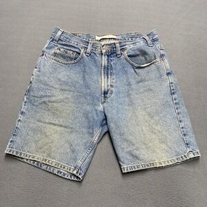 Vintage Gap‎ Blue Jeans Denim Shorts Mens 33 Light Wash Easy Fit 5 Pocket 90s